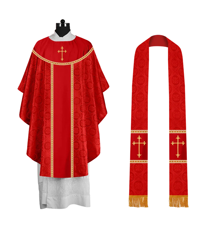 Color Trims / Round Yoke / Red