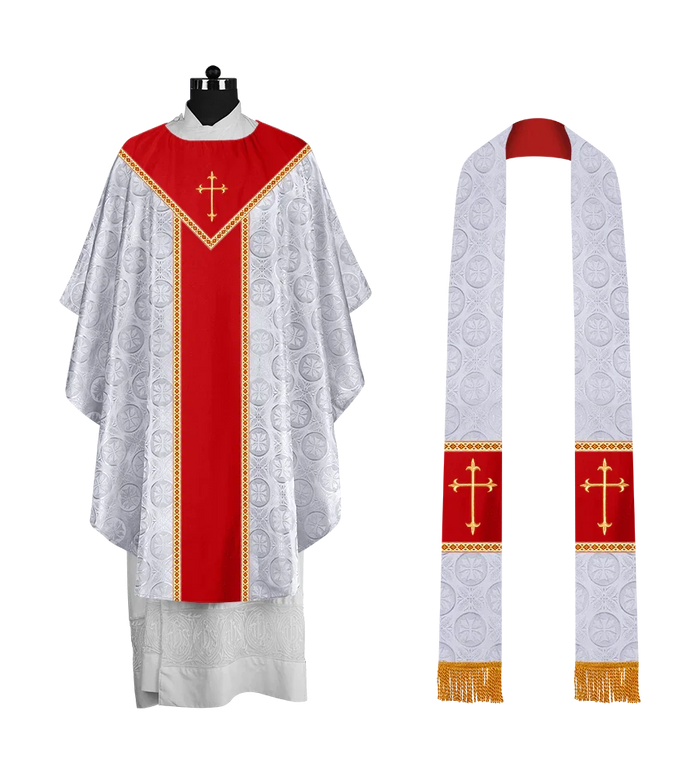 Color Trims / V Yoke / White - Red