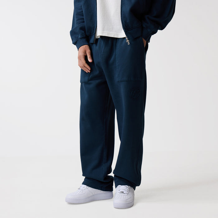 Oval Appliqué Tracksuit | Washed Navy