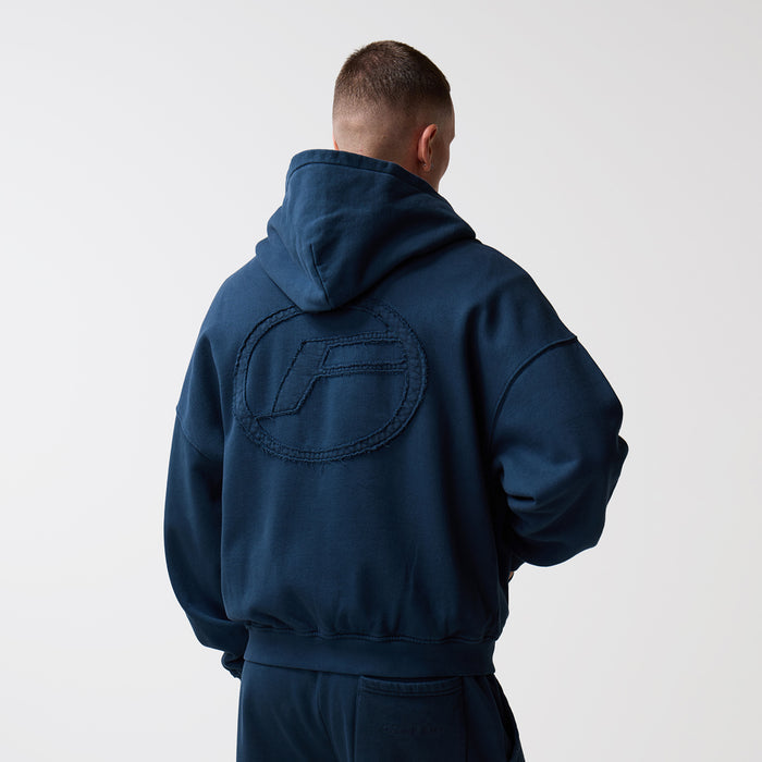 Oval Appliqué Tracksuit | Washed Navy