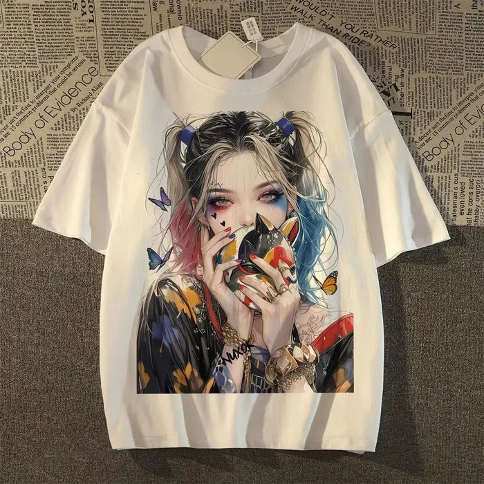 Oversized tee back view