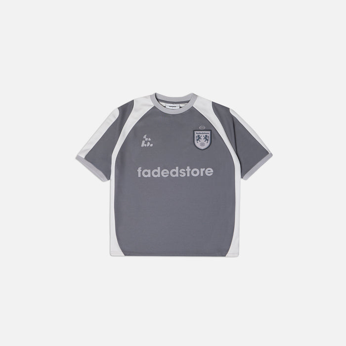 Panelled Football Jersey  |  Charcoal