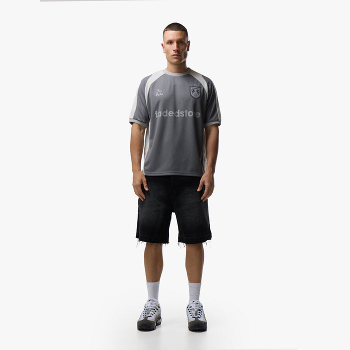 Panelled Football Jersey  |  Charcoal