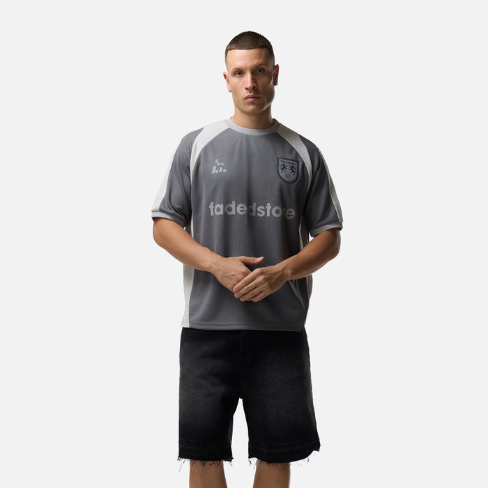Panelled Football Jersey  |  Charcoal