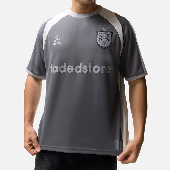 Panelled Football Jersey  |  Charcoal