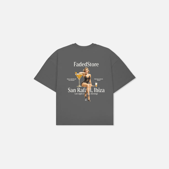 Pin Up T-Shirt | Charcoal