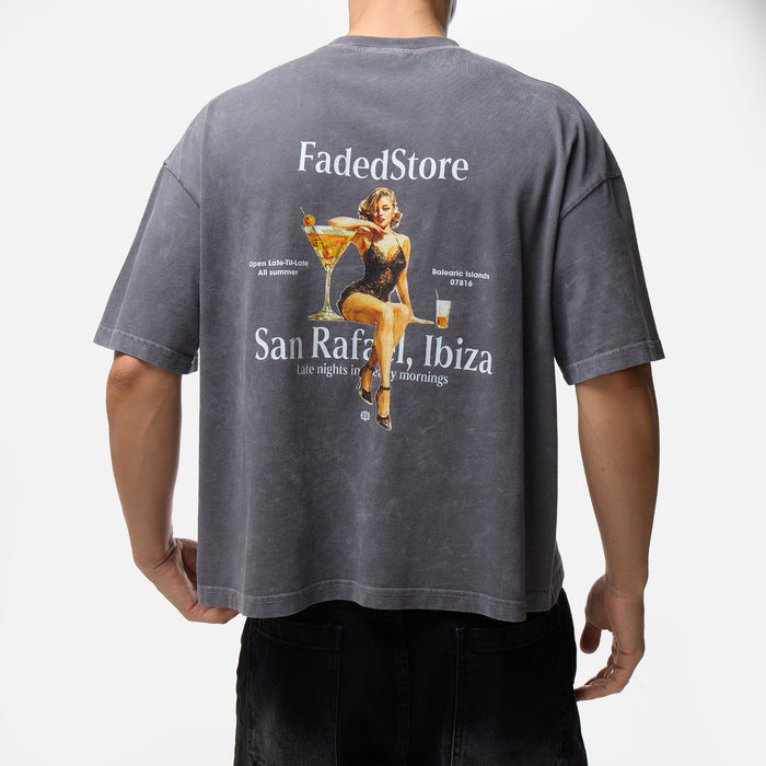 Pin Up T-Shirt | Charcoal