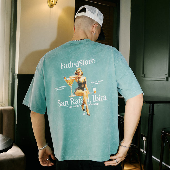 Pin Up T-Shirt | Washed Teal