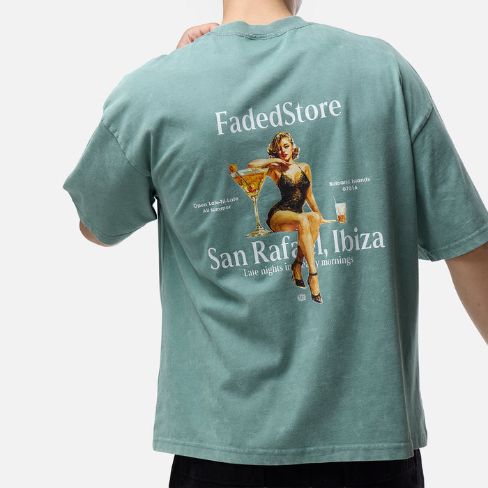 Pin Up T-Shirt | Washed Teal