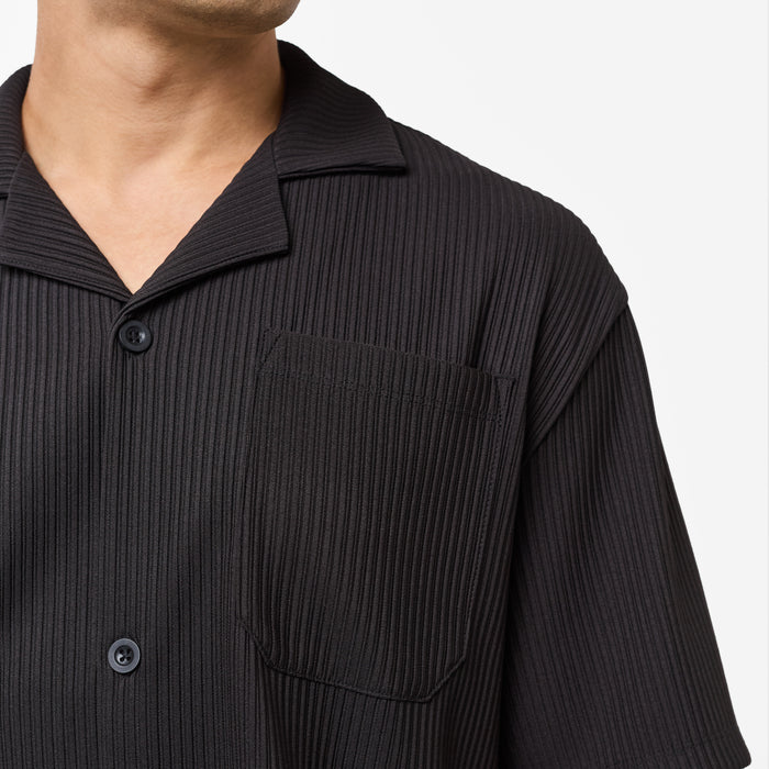 Pleated Shirt | Black