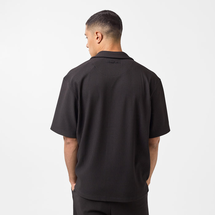 Pleated Shirt | Black