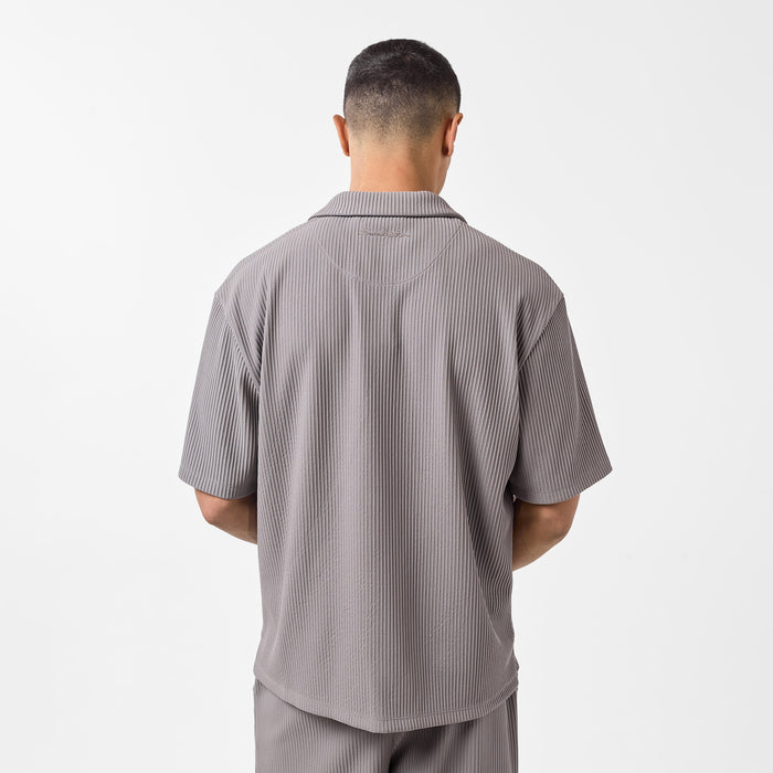 Pleated Shirt | Mushroom
