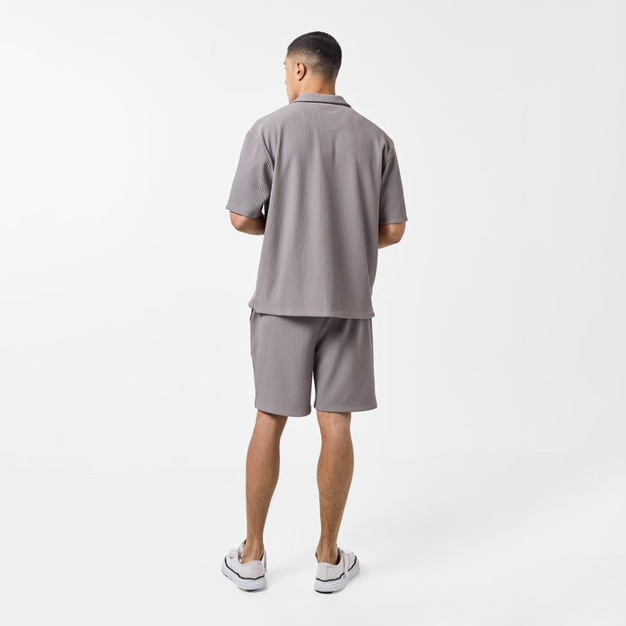 Pleated Shirt | Mushroom