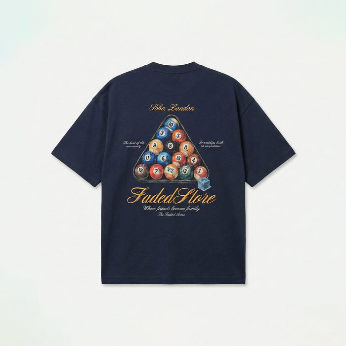 Pool Table T-Shirt | Navy