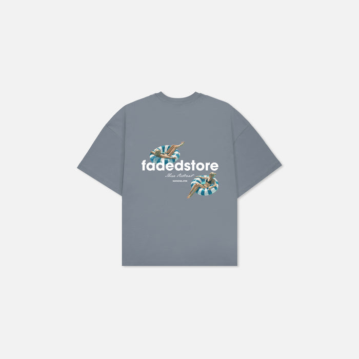 Poolside T-Shirt | Slate Grey