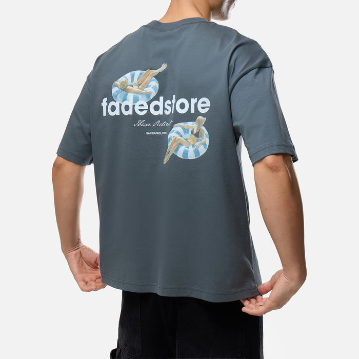 Poolside T-Shirt | Slate Grey