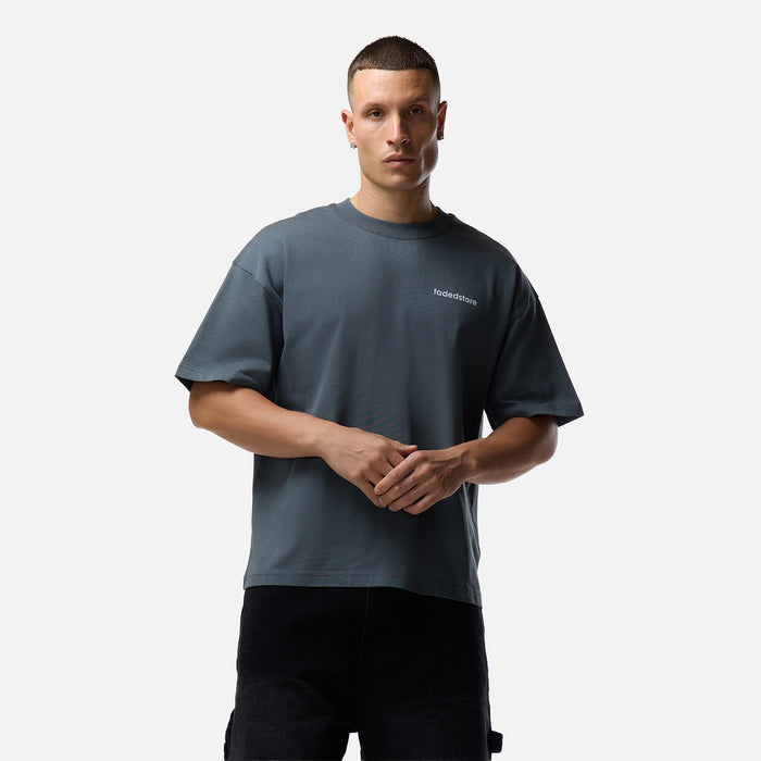 Poolside T-Shirt | Slate Grey