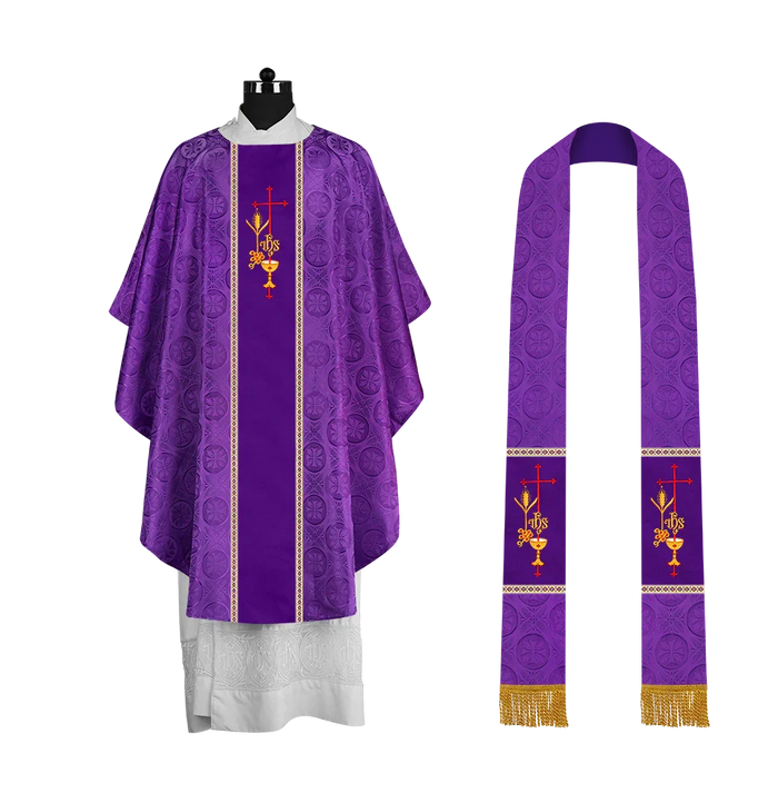 Damask / Eucharistic / Violet
