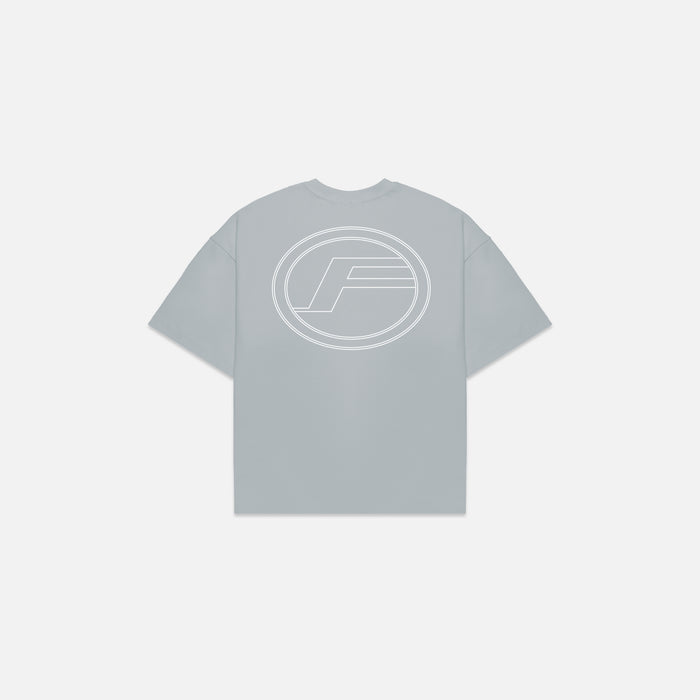 Puff Print Logo T-Shirt | Charcoal Marl