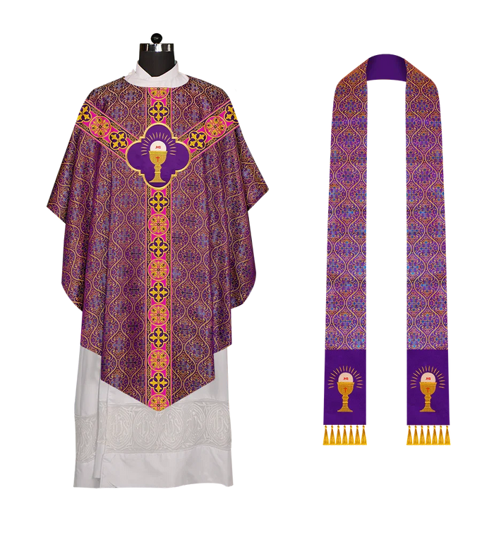 DESIGNER CROSS ORPHREY / CHALICE / VIOLET