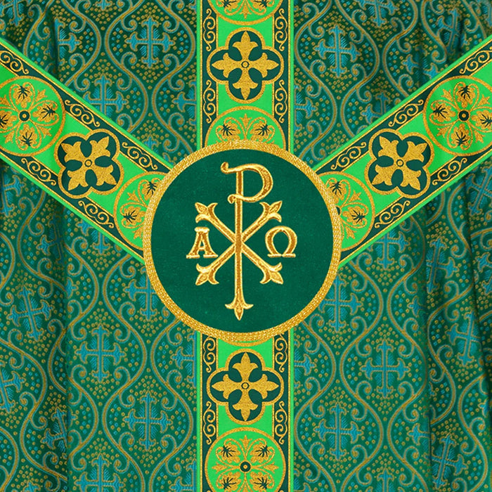 Pugin Style Chasuble with spiritual Motif