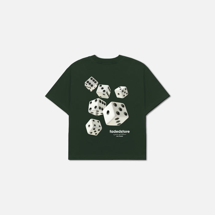 Rolling Dice T-Shirt | Forest Green