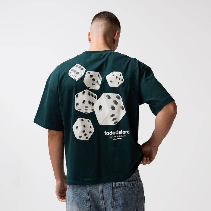 Rolling Dice T-Shirt | Forest Green