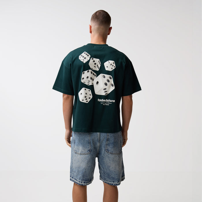 Rolling Dice T-Shirt | Forest Green
