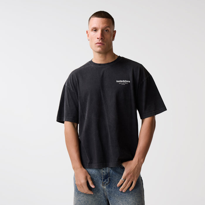Rolling Dice T-Shirt | Washed Black