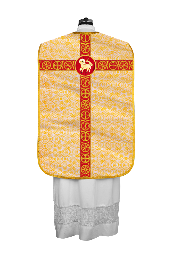 Roman Chasuble with Adorned Orphrey