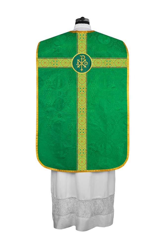 Roman Chasuble with Adorned Orphrey