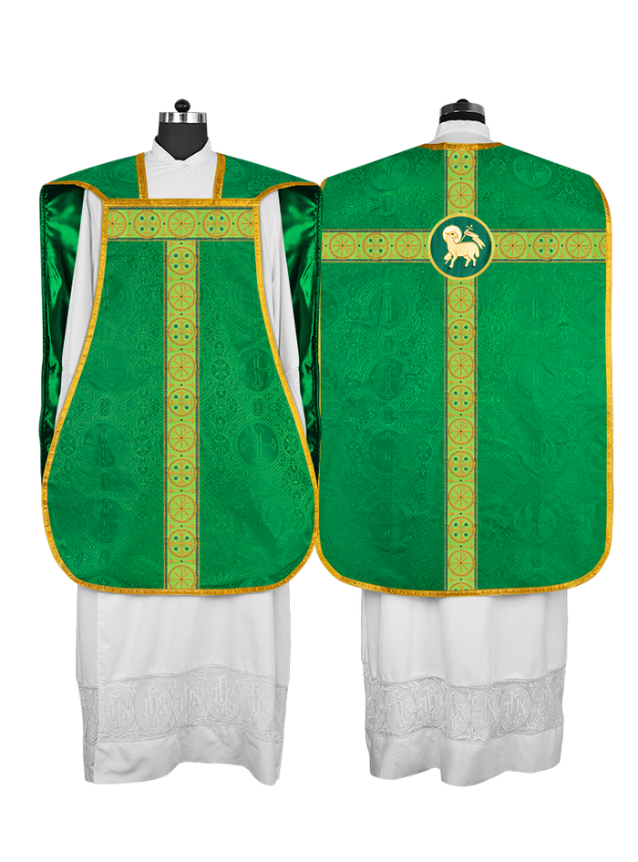 Roman Chasuble with Adorned Orphrey