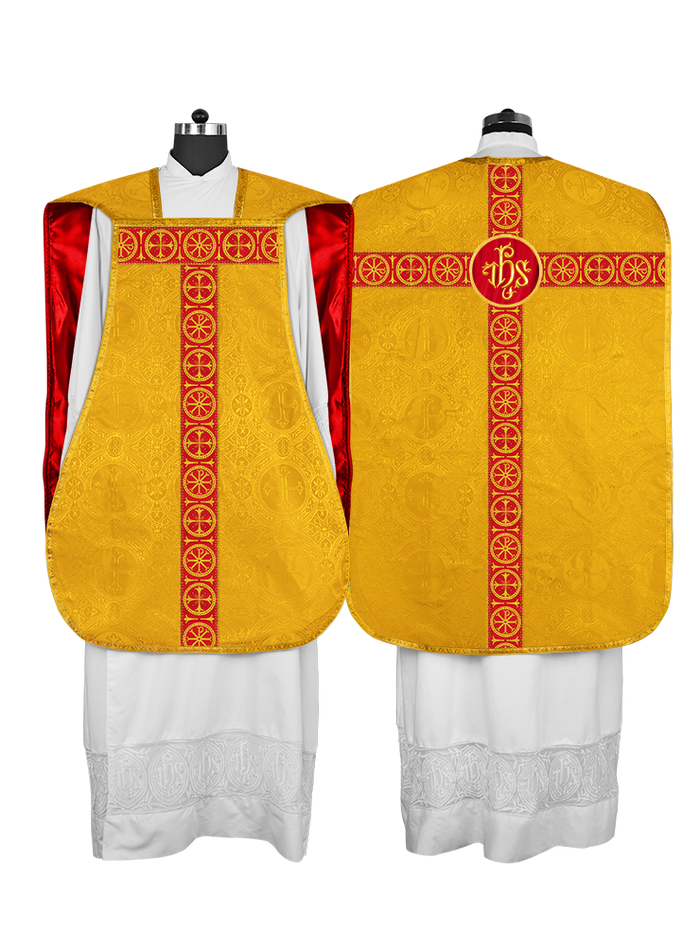 Roman Chasuble with Adorned Orphrey