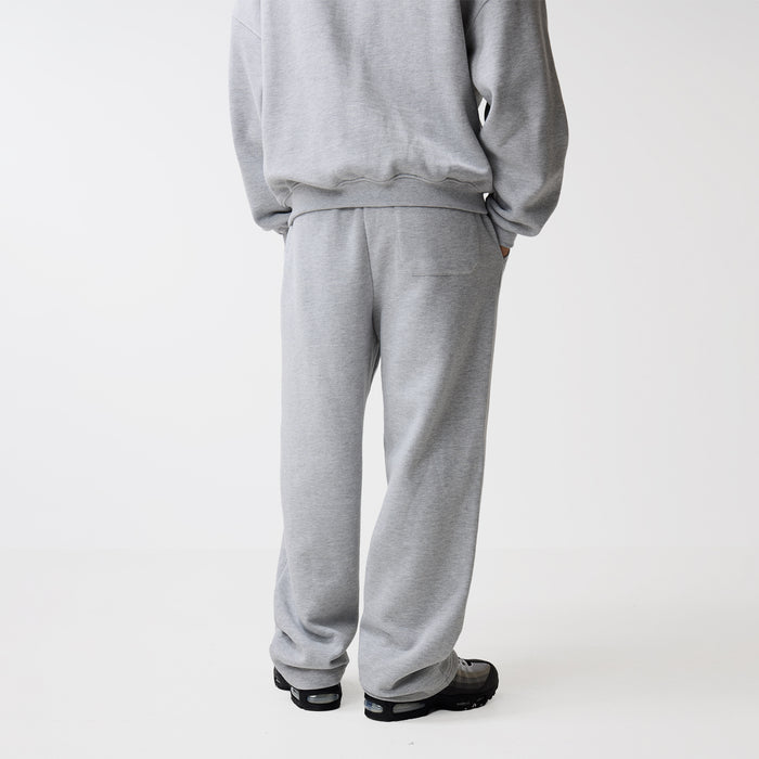 Shadow Loose Fit Open Hem Jogger | Grey Marl