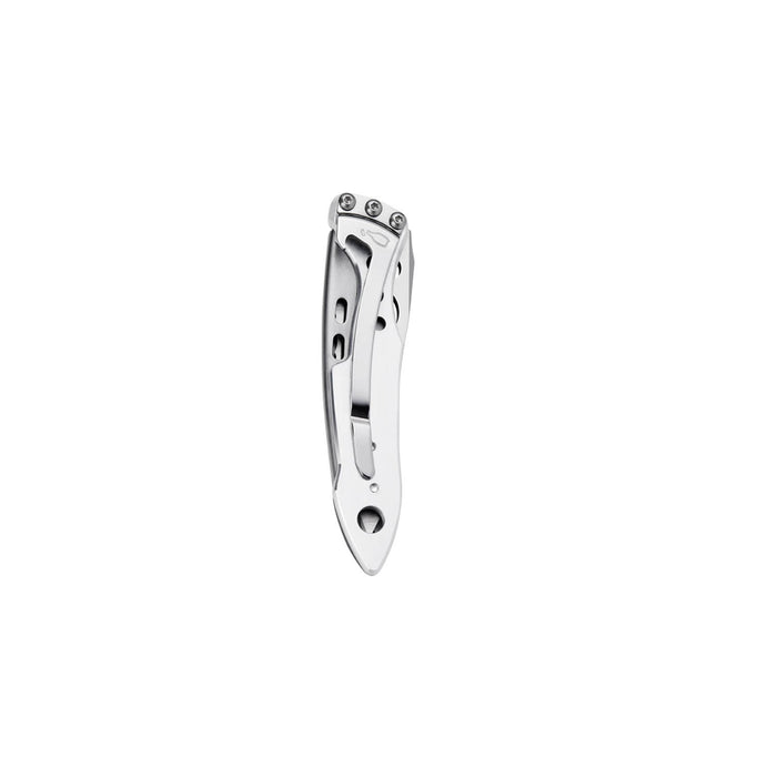 Stainless Steel Skeletool® KBx in a closed back position.