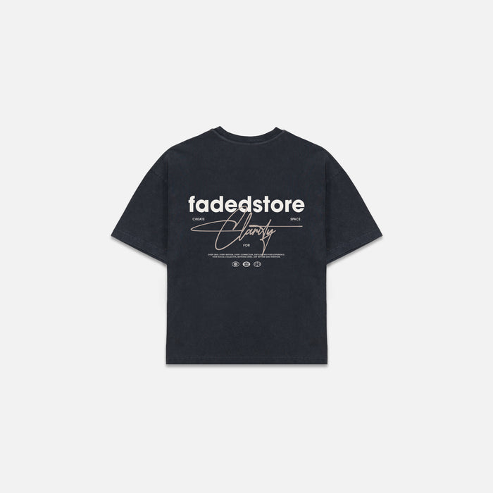 Space For Clarity T-Shirt | Washed Black