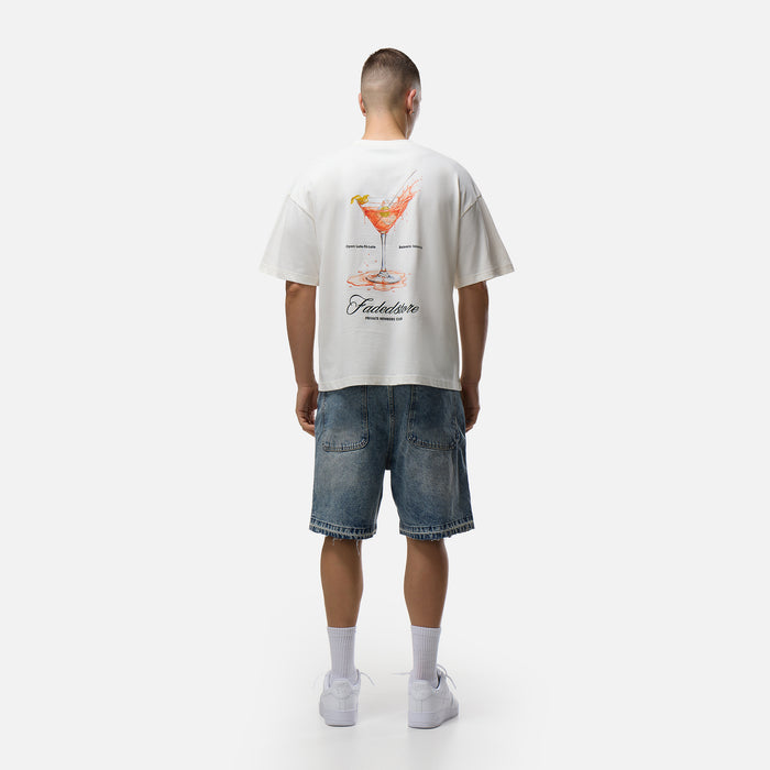 Spillage T-Shirt | Chalk