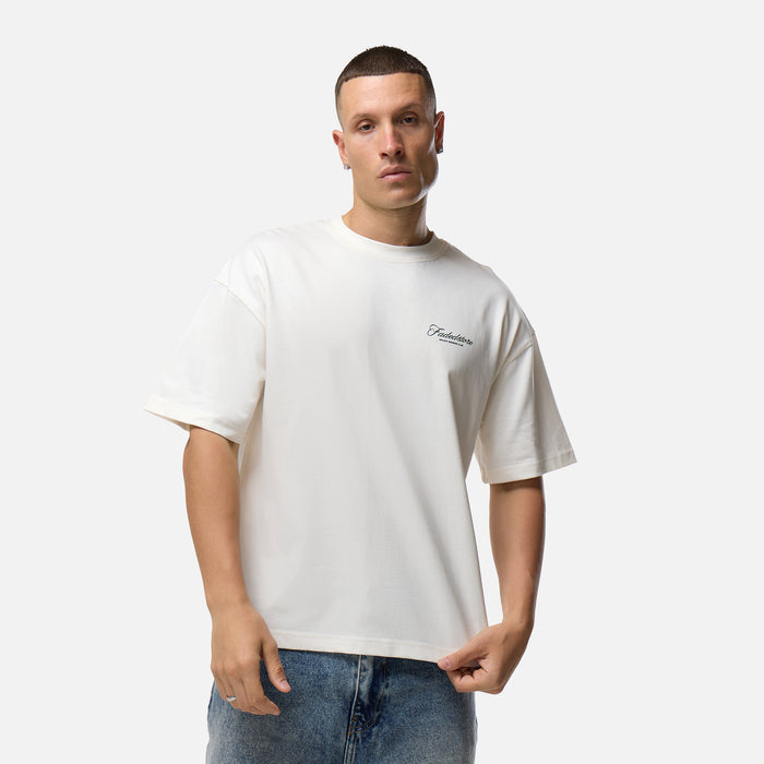 Spillage T-Shirt | Chalk