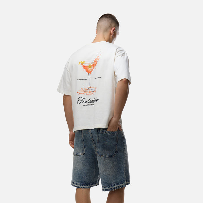 Spillage T-Shirt | Chalk