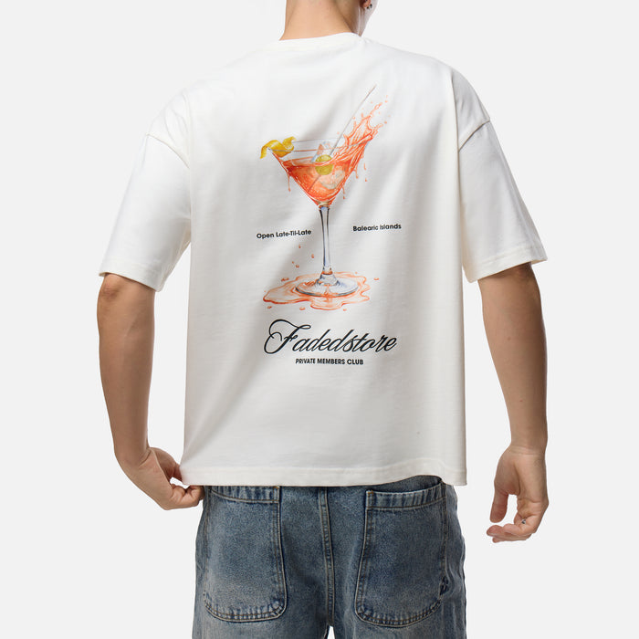 Spillage T-Shirt | Chalk