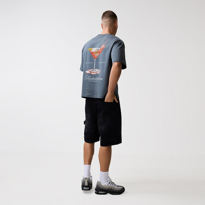 Spillage T-Shirt | Slate Grey