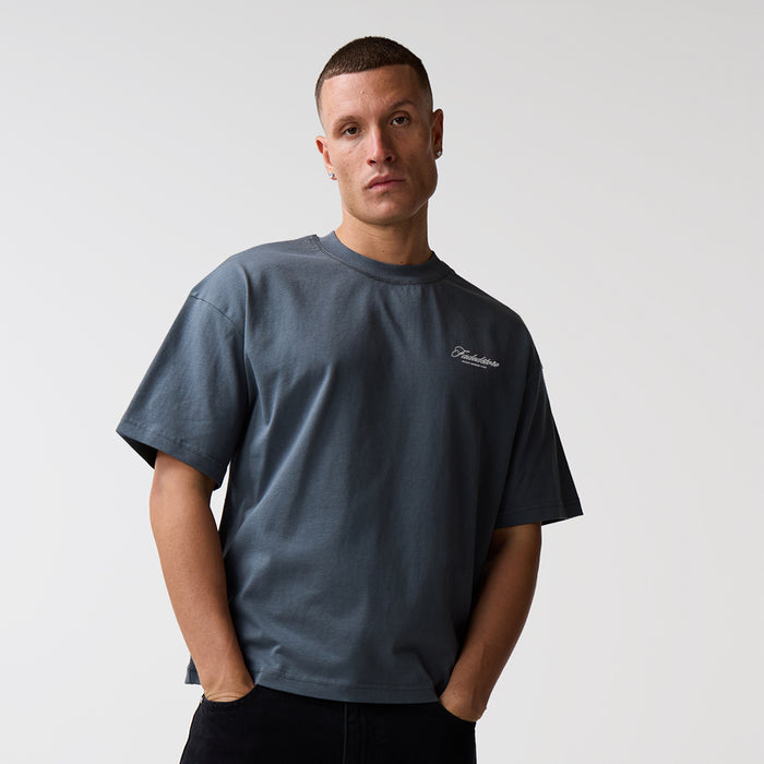 Spillage T-Shirt | Slate Grey