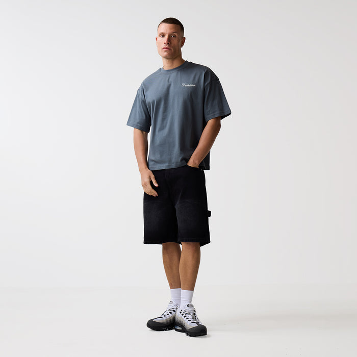 Spillage T-Shirt | Slate Grey
