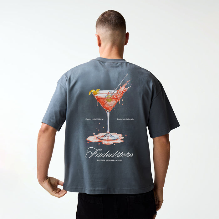 Spillage T-Shirt | Slate Grey