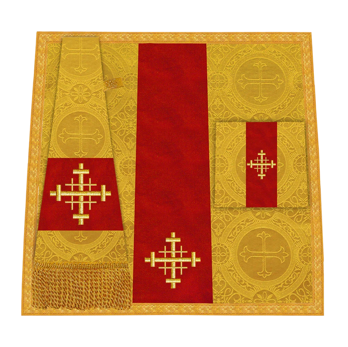 Damask / Jerusalem Cross / Gold