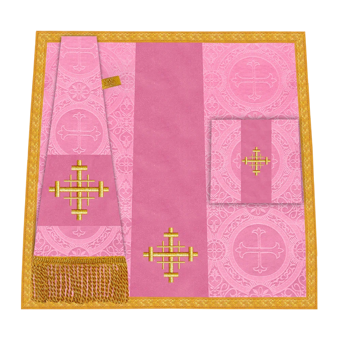 Damask / Jerusalem Cross / Rose