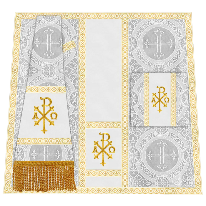 Damask / PAX / White - White
