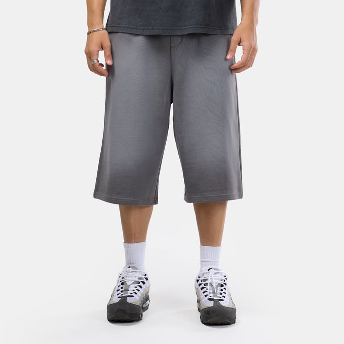 Spray Washed Longline Short | Charcoal