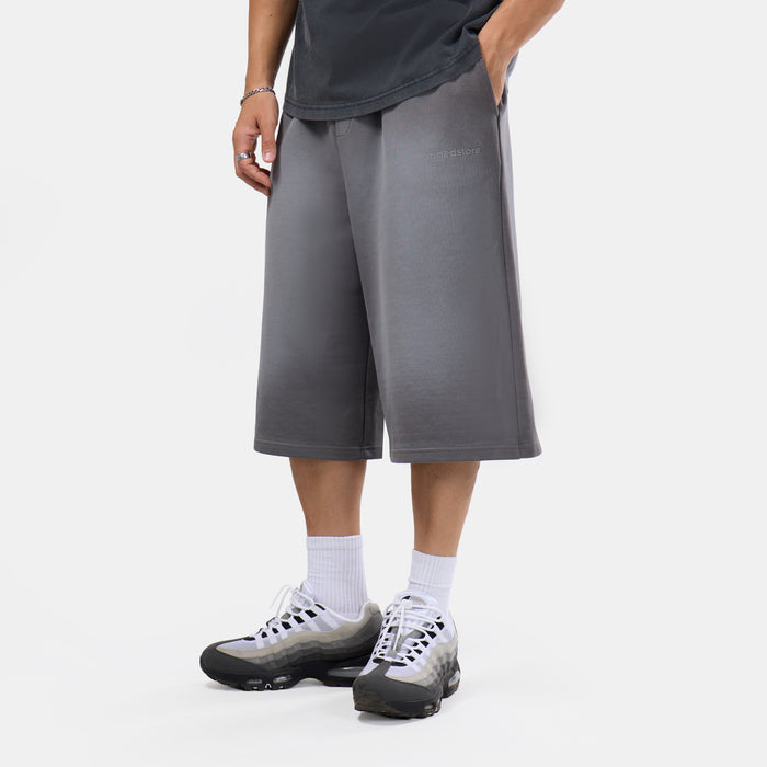 Spray Washed Longline Short | Charcoal