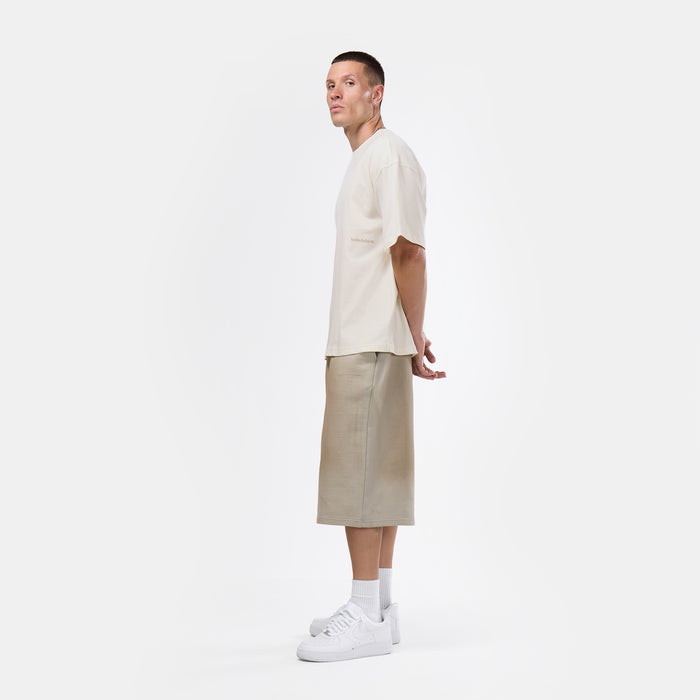 Spray Washed Longline Short | Stone